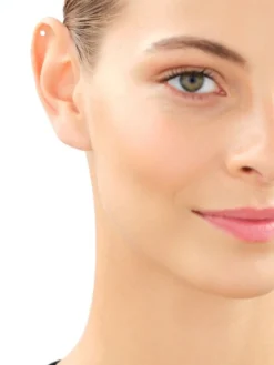 Pojedynczy srebrny kolczyk do piercingu - koło