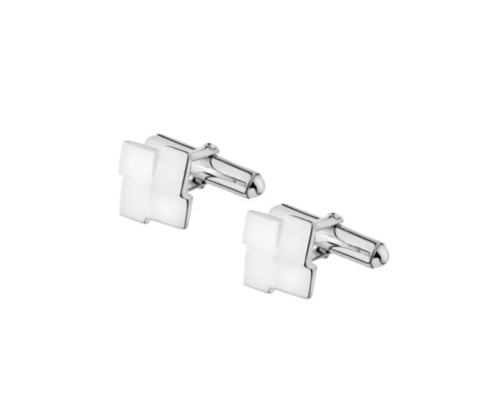 Spinki srebrne do mankietów