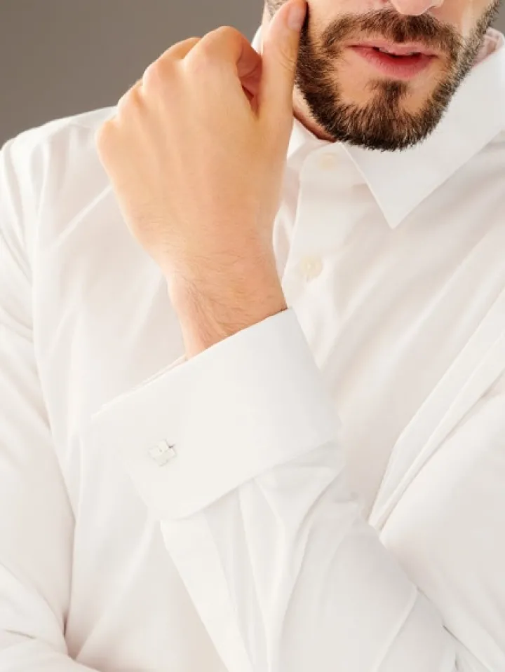 Spinki srebrne do mankietów