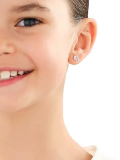 Srebrne kolczyki i zawieszka z emalią - komplet - łapki