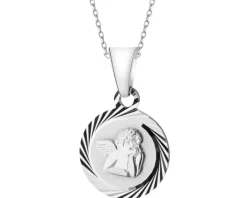 Zawieszka srebrna - aniołek