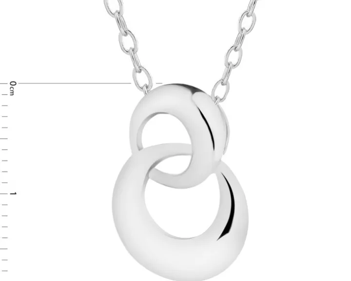 Zawieszka srebrna - koła