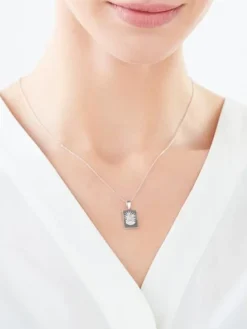 Zawieszka srebrna - medalik szkaplerz