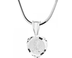 Zawieszka srebrna - medalik Matka Boska Częstochowska