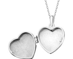 Zawieszka srebrna - puzderko - serce