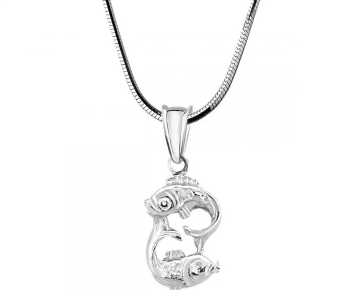 Zawieszka srebrna - Ryby