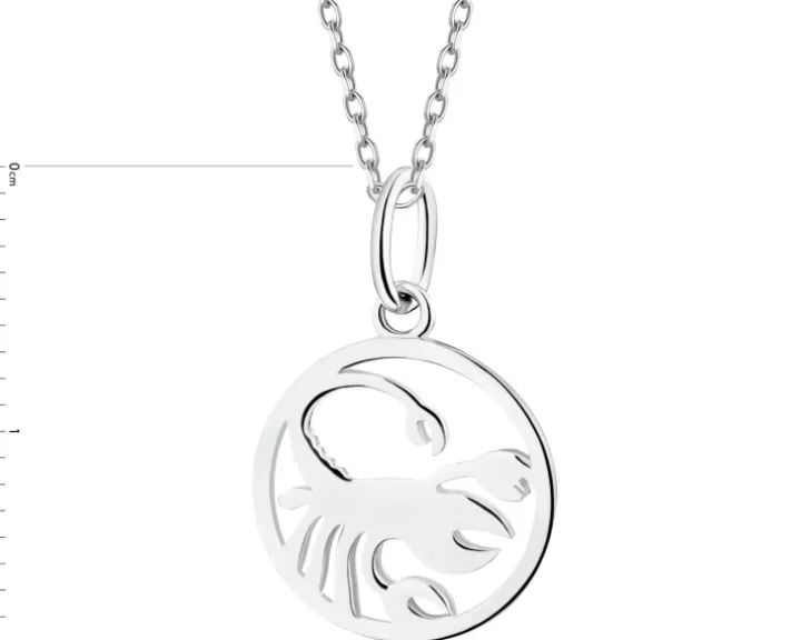 Zawieszka srebrna - Skorpion