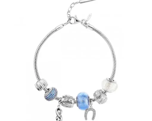 Zawieszka srebrna beads - nieskończoność