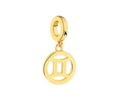 Zawieszka srebrna beads - Bliźnięta