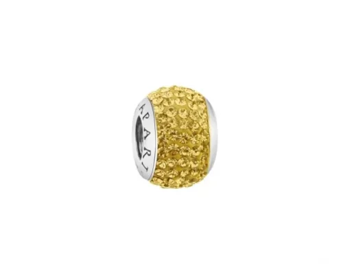 Zawieszka srebrna beads z kryształami