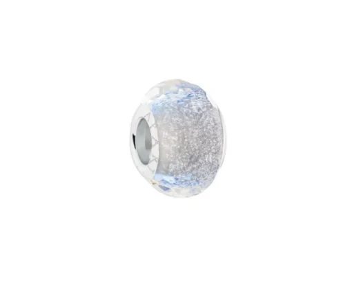 Zawieszka srebrna beads ze szkłem murano