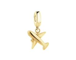 Zawieszka srebrna new charms - samolot