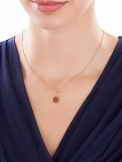 Zawieszka srebrna z bursztynem