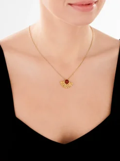 Zawieszka srebrna z bursztynem