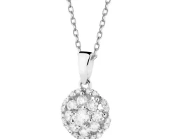 Zawieszka srebrna z cyrkoniami