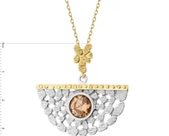 Zawieszka srebrna z cyrkoniami