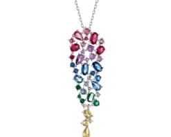 Zawieszka srebrna z cyrkoniami