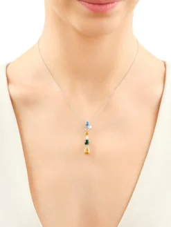 Zawieszka srebrna z cyrkoniami