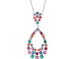 Zawieszka srebrna z cyrkoniami