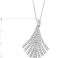 Zawieszka srebrna z cyrkoniami