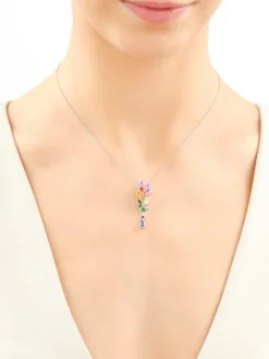 Zawieszka srebrna z cyrkoniami