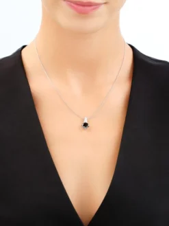 Zawieszka srebrna z cyrkoniami