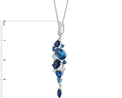 Zawieszka srebrna z cyrkoniami