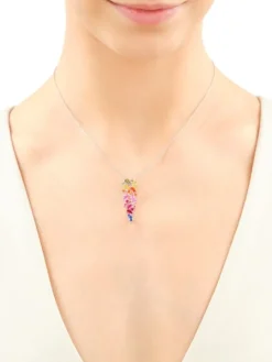 Zawieszka srebrna z cyrkoniami