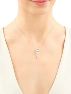 Zawieszka srebrna z cyrkoniami