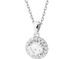 Zawieszka srebrna z cyrkoniami