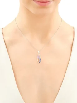 Zawieszka srebrna z cyrkoniami