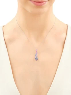 Zawieszka srebrna z cyrkoniami