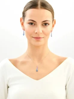 Zawieszka srebrna z cyrkoniami