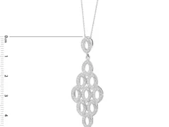 Zawieszka srebrna z cyrkoniami