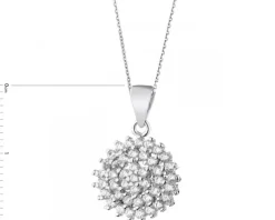 Zawieszka srebrna z cyrkoniami