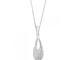 Zawieszka srebrna z cyrkoniami