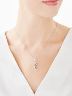 Zawieszka srebrna z cyrkoniami