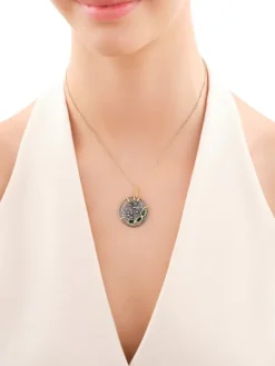 Zawieszka srebrna z cyrkoniami