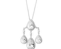 Zawieszka srebrna z cyrkoniami