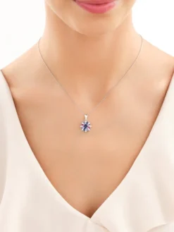 Zawieszka srebrna z cyrkoniami