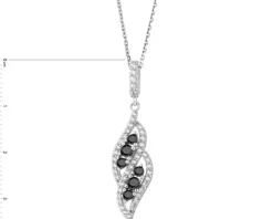 Zawieszka srebrna z cyrkoniami