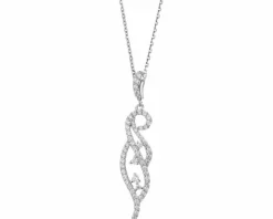 Zawieszka srebrna z cyrkoniami