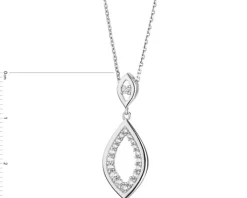 Zawieszka srebrna z cyrkoniami