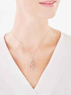 Zawieszka srebrna z cyrkoniami