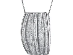 Zawieszka srebrna z cyrkoniami