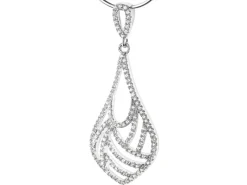 Zawieszka srebrna z cyrkoniami