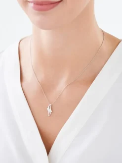 Zawieszka srebrna z cyrkoniami