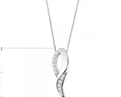 Zawieszka srebrna z cyrkoniami