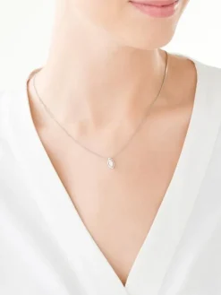 Zawieszka srebrna z cyrkoniami