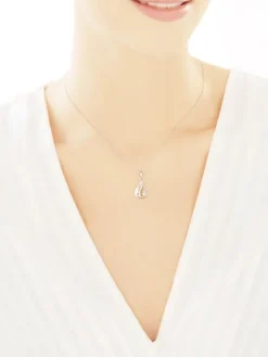 Zawieszka srebrna z cyrkoniami